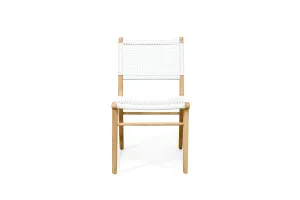 Fuji Dining Chair - White by Azure Interiors, a Dining Chairs for sale on Style Sourcebook