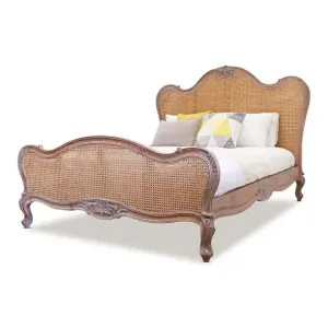 Parisian Rattan Bed King by Hudson Furniture, a Beds & Bed Frames for sale on Style Sourcebook