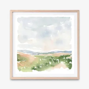 Gentle Landscape I (Square) Art Print by The Print Emporium, a Prints for sale on Style Sourcebook