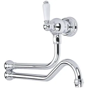 Shaws by Perrin & Rowe Wall Mounted Pot Filler Chrome AUSH4417CP-3 by Shaws by Perrin & Rowe, a Kitchen Taps & Mixers for sale on Style Sourcebook