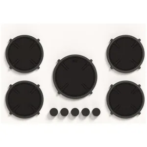 Pitt Elbrus Series- 5 Burner Induction Cooktop Black ELBRUS5BTF-I by Pitt, a Cooktops for sale on Style Sourcebook