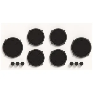 Pitt Foessa Series- 6 Burner Induction Cooktop Black FOESSA6BTF-I by Pitt, a Cooktops for sale on Style Sourcebook