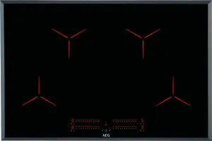 AEG 80cm Pure Induction Cooktop - Black IPE84531FB by AEG, a Cooktops for sale on Style Sourcebook