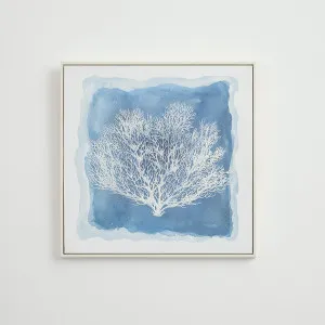 Muse Azure Coral Textured Wall Art Blue Print I by Muse, a Wall Hangings & Decor for sale on Style Sourcebook