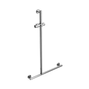 CARE ACCESS Shower Grab Rail LHS 1100x650mm Polished Stainless Steel by Highgrove Bathrooms, a Towel Rails for sale on Style Sourcebook