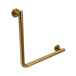 CARE ACCESS Grab Rail 450x450mm Brushed Brass by Highgrove Bathrooms, a Towel Rails for sale on Style Sourcebook