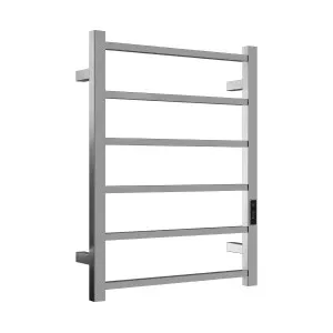 HETTA Multi-Function Square Heated Towel Rail 6 Bar Polished Stainless Steel by Highgrove Bathrooms, a Towel Rails for sale on Style Sourcebook