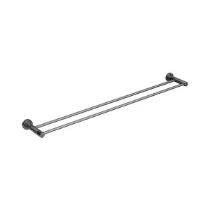 SPIN Double Towel Rail 750mm Gunmetal by Highgrove Bathrooms, a Towel Rails for sale on Style Sourcebook
