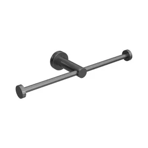 SPIN Double Toilet Roll Holder Gunmetal by Highgrove Bathrooms, a Toilet Paper Holders for sale on Style Sourcebook