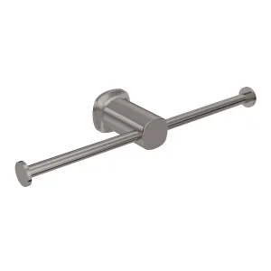 SYMMETRY Double Toilet Roll Holder Brushed Nickel (Brushed SS) by Highgrove Bathrooms, a Toilet Paper Holders for sale on Style Sourcebook