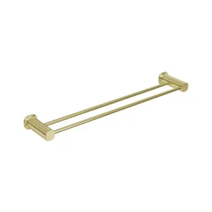 SYMMETRY Double Towel Rail 600mm Champagne Gold by Highgrove Bathrooms, a Towel Rails for sale on Style Sourcebook