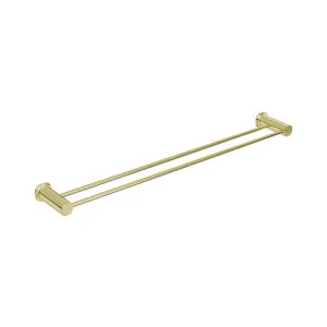 SYMMETRY Double Towel Rail 800mm Champagne Gold by Highgrove Bathrooms, a Towel Rails for sale on Style Sourcebook