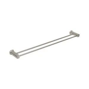 SYMMETRY Double Towel Rail 800mm Brushed Nickel by Highgrove Bathrooms, a Towel Rails for sale on Style Sourcebook