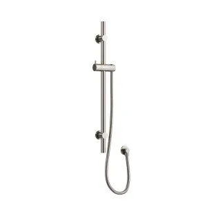ELEMENTS Single Shower Rail with External Water Inlet Brushed Nickel by Highgrove Bathrooms, a Showers for sale on Style Sourcebook