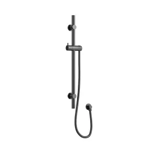 ELEMENTS Single Shower Rail with External Water Inlet Gunmetal by Highgrove Bathrooms, a Showers for sale on Style Sourcebook