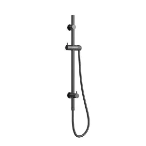 ELEMENTS Universal Water Inlet Shower Rail with Diverter Gunmetal by Highgrove Bathrooms, a Showers for sale on Style Sourcebook