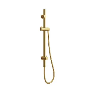 ELEMENTS Universal Water Inlet Shower Rail with Diverter Brushed Brass by Highgrove Bathrooms, a Showers for sale on Style Sourcebook