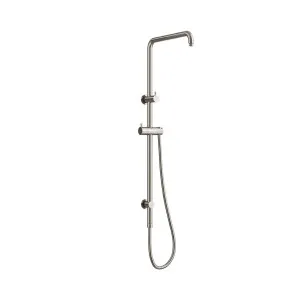 ELEMENTS Square Shower Rail with Universal Water Inlet Brushed Nickel by Highgrove Bathrooms, a Showers for sale on Style Sourcebook