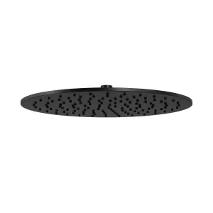 MONDOON Round Shower Head Matte Black 400mm by Highgrove Bathrooms, a Showers for sale on Style Sourcebook