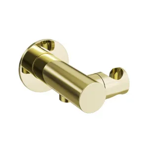 SPIN Shower Elbow with Hand Shower Bracket Champagne Gold by Highgrove Bathrooms, a Showers for sale on Style Sourcebook