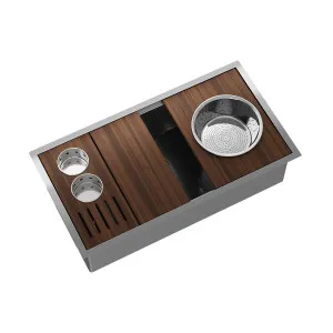 CUCINA Ultima Undermount Workstation Sink Package 900mm Satin by Highgrove Bathrooms, a Troughs & Sinks for sale on Style Sourcebook