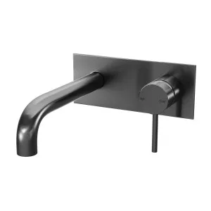 SPIN In Wall Mixer & 200mm Spout Kit Gunmetal by Highgrove Bathrooms, a Bathroom Taps & Mixers for sale on Style Sourcebook