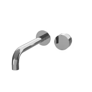 SPIN In Wall Progressive Mixer & 220mm Spout Set Chrome by Highgrove Bathrooms, a Bathroom Taps & Mixers for sale on Style Sourcebook