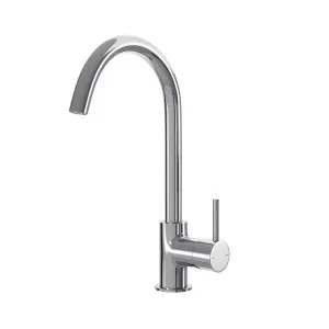 SPIN Gooseneck Sink Mixer Chrome by Highgrove Bathrooms, a Bathroom Taps & Mixers for sale on Style Sourcebook