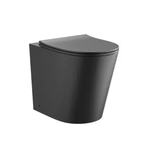JASPER Tornado Floor Pan Toilet Matte Black by Highgrove Bathrooms, a Toilets & Bidets for sale on Style Sourcebook