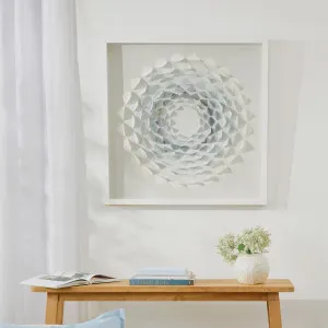 Muse Coastal Tide 3D Wall Art White/Blue by Muse, a Wall Hangings & Decor for sale on Style Sourcebook