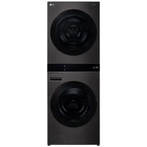 LG WashTower 19/10kg All-In-One Stacked Washer Dryer Black WWT-1910BX by LG, a Washing Machines & Dryers for sale on Style Sourcebook