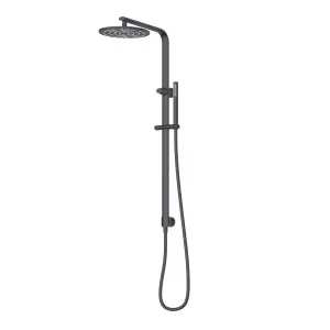 Tela Twin Shower Brushed Gun Metal by Haus25, a Laundry Taps for sale on Style Sourcebook