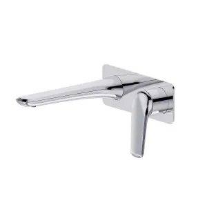 Tela Wall Basin Mixer Set Square Trim Kit Chrome by Haus25, a Bathroom Taps & Mixers for sale on Style Sourcebook