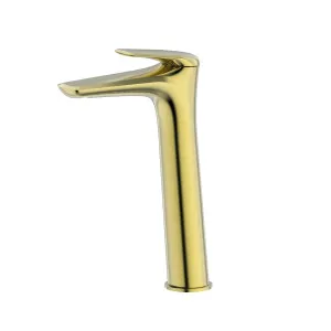Tela Vessel Basin Mixer Brushed Gold by Haus25, a Bathroom Taps & Mixers for sale on Style Sourcebook