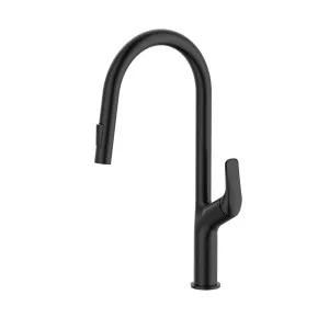 Tela Pull out Sink Mixer Matte Black by Haus25, a Kitchen Taps & Mixers for sale on Style Sourcebook