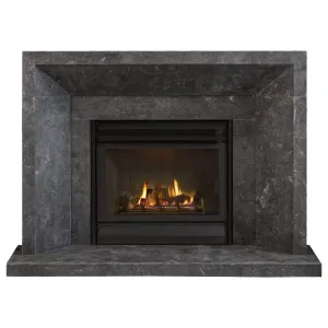 Hartel Limestone Mantel, Black Limestone by Schots, a Fireplaces & Accessories for sale on Style Sourcebook