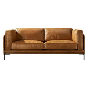 Allerdale 2.5 Seater Leather Sofa, Natural Tan by Schots, a Sofas for sale on Style Sourcebook