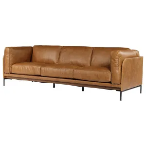 Allerdale 3.5 Seater Leather Sofa, Natural Tan by Schots, a Sofas for sale on Style Sourcebook