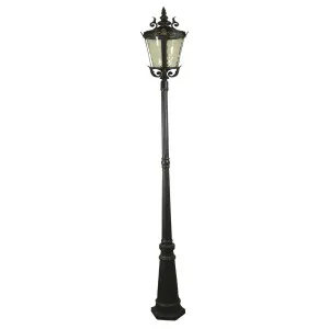 Albany Medium Outdoor Standard Garden Post Light, Antique Bronze by Lighting Inspirations, a Lamps for sale on Style Sourcebook