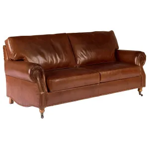 Stamford 3 Seater Leather Sofa, Vintage Whiskey by Schots, a Sofas for sale on Style Sourcebook