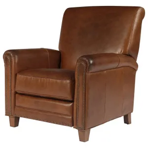 Norton Leather Recliner Chair, Vintage Whiskey by Schots, a Chairs for sale on Style Sourcebook