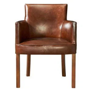Rochelle Leather Armchair, Vintage Whiskey by Schots, a Chairs for sale on Style Sourcebook