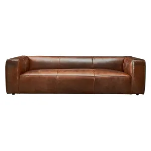 Marlon 3 Seater Leather Sofa, Vintage Whiskey by Schots, a Sofas for sale on Style Sourcebook