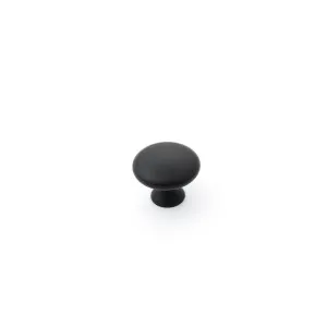Shaker 30mm Plain Knob, Matt Black by Castella, a Cabinet Hardware for sale on Style Sourcebook