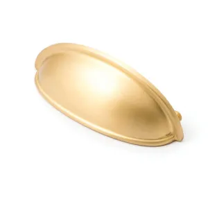 Decade 95mm Cup Pull, Satin Brass by Castella, a Cabinet Hardware for sale on Style Sourcebook