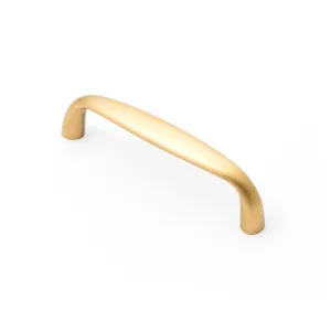 Decade 102mm Pull Handle, Satin Brass by Castella, a Cabinet Hardware for sale on Style Sourcebook