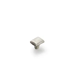Cast 30x25mm Rectangle Knob, Silver by Castella, a Cabinet Hardware for sale on Style Sourcebook