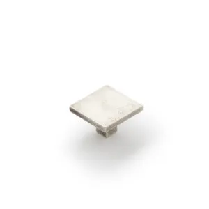 Cast 45mm Flat Square Knob, Silver by Castella, a Cabinet Hardware for sale on Style Sourcebook