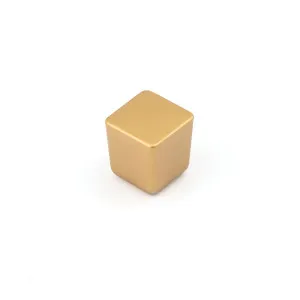 Dune 25mm Square Knob, Satin Gold by Castella, a Cabinet Hardware for sale on Style Sourcebook