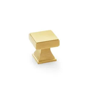 Kensington 30mm Knob, Satin Brass PVD by Castella, a Cabinet Hardware for sale on Style Sourcebook
